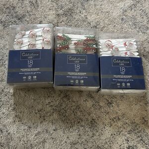 Celebrations‎ LED Holiday String Lights Microwire Battery Operated Santa Truck